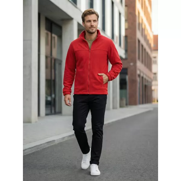  Pánska fleece mikina ALTISPORT NP/ALM105 červená 