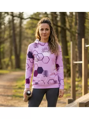 Dámska funkčná mikina premium ALTISPORT VOJ/ALW037MI01 LILA