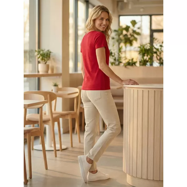  Dámske tričko ALTISPORT NoPrint NP/ALW107 ČERVENÝ VZOREC 