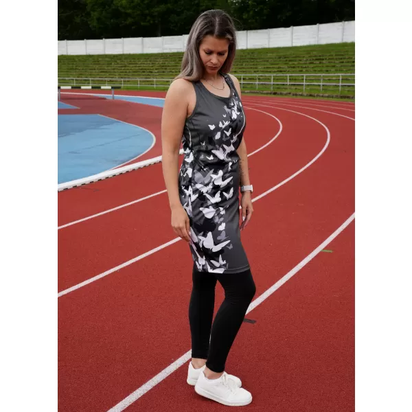  Dámske funkčné tielkové šaty premium ALTISPORT VOJ/ALW022SAT01 sivá 