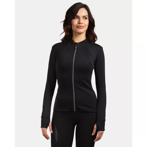  Dámska fleece mikina KILPI LAJEN-W VL0206KI čierna 