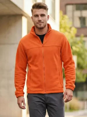 Pánska fleece mikina ALTISPORT NP/ALM105 oranžová