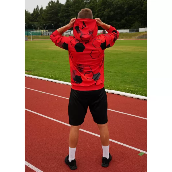  Pánska prémiová funkčná mikina ALTISPORT VOJ/ALM037MI01 ČERVENÁ 