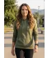 Dámska mikina ALTISPORT NoPrint NP/ALW579NJ OLIVE