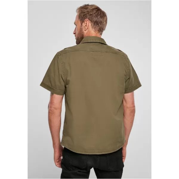  Pánska košeľa BRANDIT VINTAGE BD4024 OLIVOVÝ 