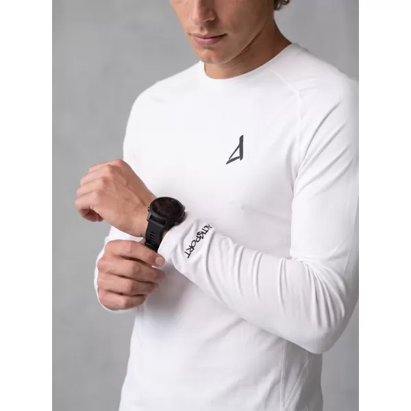  Pánske funkčné kompresné tričko premium ALTISPORT VOJ/ALM000TR03 biela 