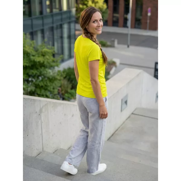  Dámske funkčné tričko ALTISPORT NoPrint NP/ALW041 NEON YELLOW 