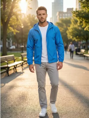 Pánska bunda ALTISPORT NoPrint NP/ALM2311NJ BRIGHT BLUE