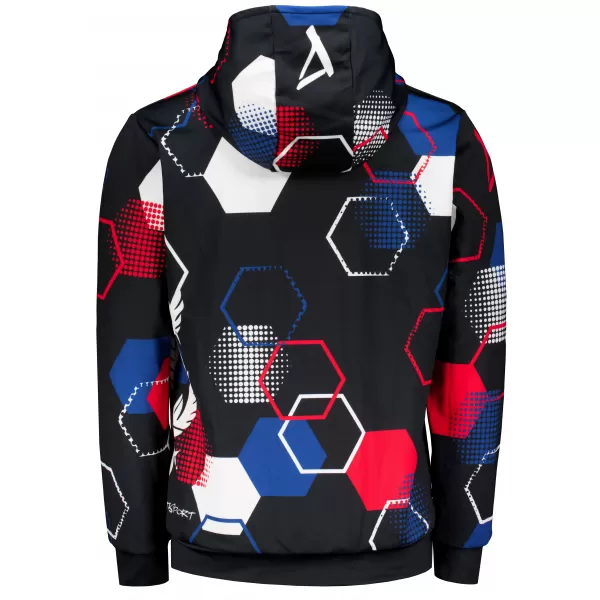  Pánska prémiová funkčná mikina ALTISPORT VOJ/ALM036MI01 HEXA ČIERNA 