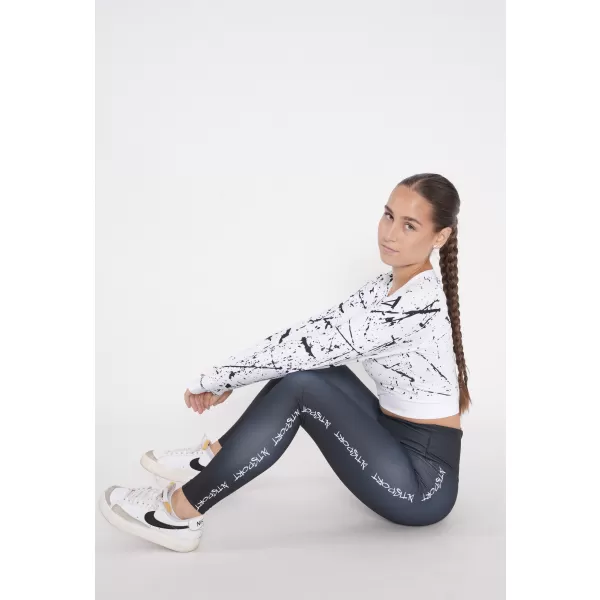 Dámsky funkčný crop top s dlhým rukávom premium ALTISPORT VOJ/ALW034TR04 biela 