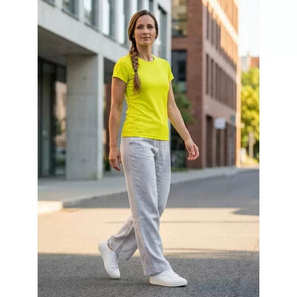  Dámske funkčné tričko ALTISPORT NoPrint NP/ALW041 NEON YELLOW 
