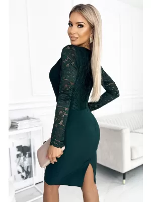 Dámske šaty Numoco 437-1 zelené