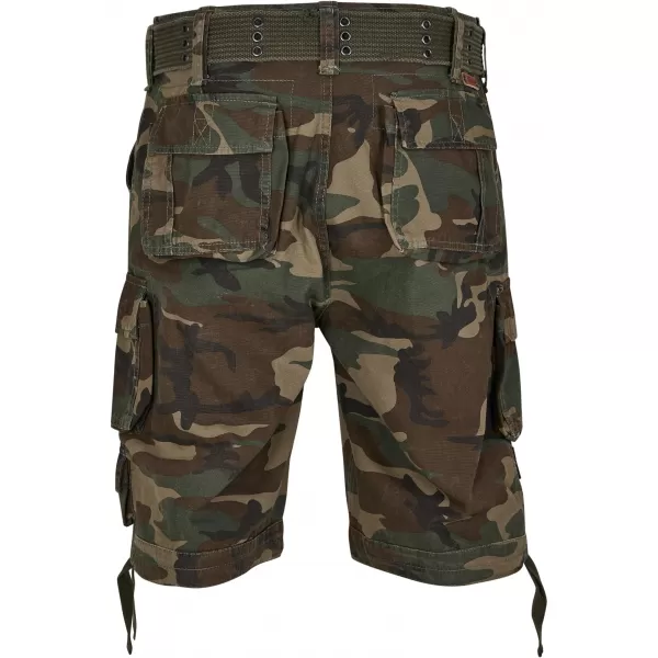  Pánske šortky Brandit Savage Vintage BD2001 Olive Camo 