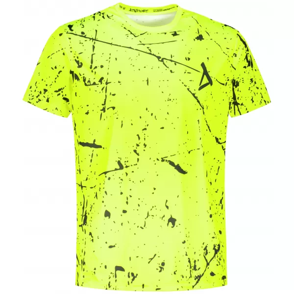 Pánske funkčné tričko premium ALTISPORT VOJ/ALM034TR01 NEON-ŽLTÁ 
