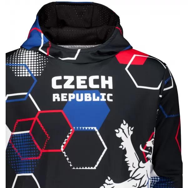  Pánska prémiová funkčná mikina ALTISPORT VOJ/ALM036MI01 HEXA ČIERNA 