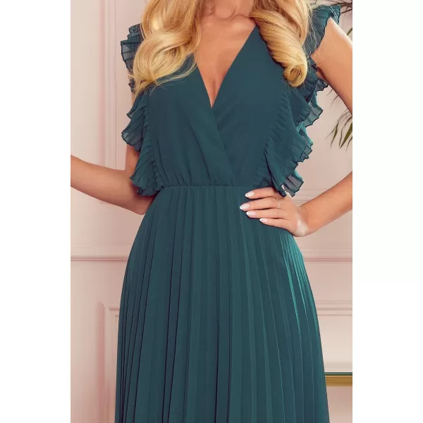  Šaty NUMOCO EMILY 315-1 ZELENÁ 