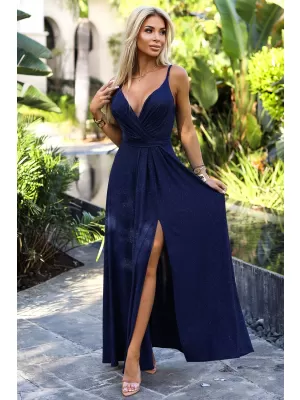 Šaty NUMOCO JULIET 512-7 MODRÁ