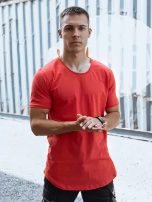 Pánske tričko DSTREET RX5602 ČERVENÁ