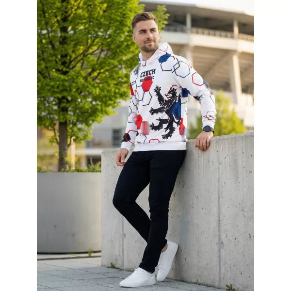  Pánska prémiová funkčná mikina ALTISPORT VOJ/ALM036MI01 HEXA BIELA 