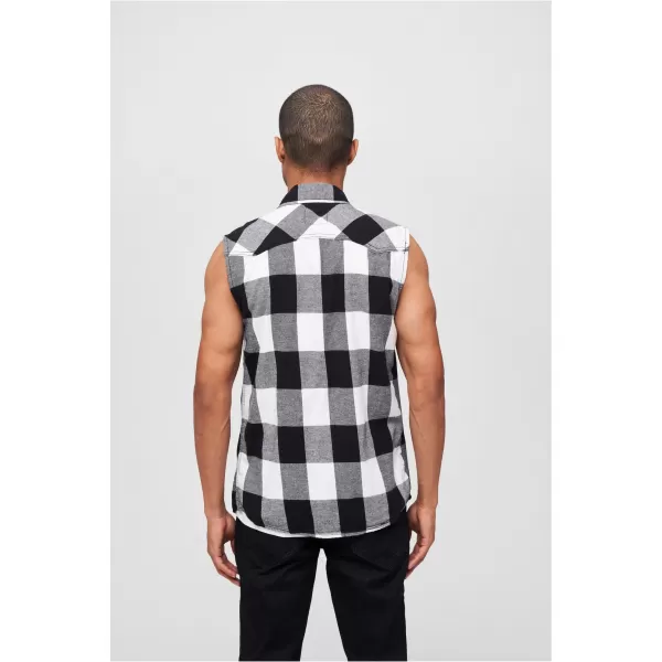  Pánska košeľa BRANDIT BD4031 WHITE/BLACK 
