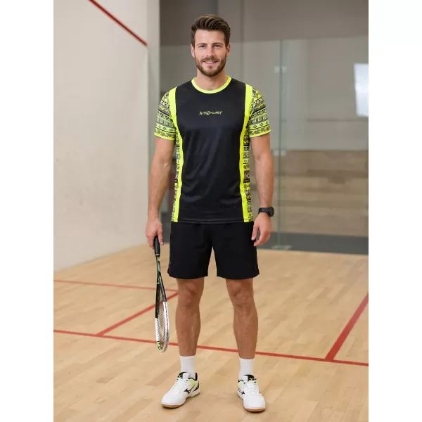  Pánske funkčné tričko premium ALTISPORT VOJ/ALM043TR01 NEON žltá 