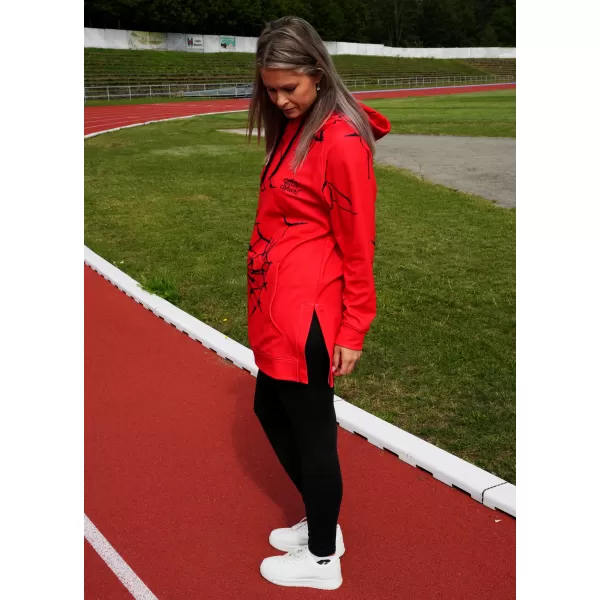  Dámska funkčná mikina premium ALTISPORT VOJ/ALW035MI03 červená 