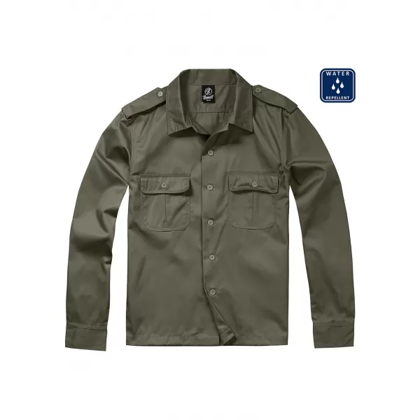 Pánska košeľa Brandinit US BD4102 Olive 