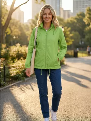 Dámska bunda ALTISPORT NoPrint NP/ALW1311NJ SPRING GREEN