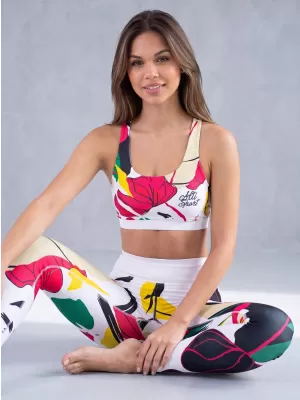Dámske dlhé funkčné legíny premium ALTISPORT VOJ/ALW042LEG01 biela