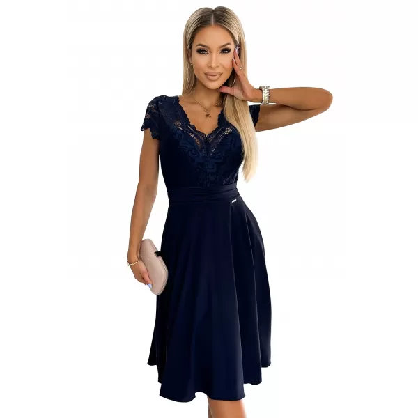  Dámske šaty Numoco Linda 381-4 BLUE 