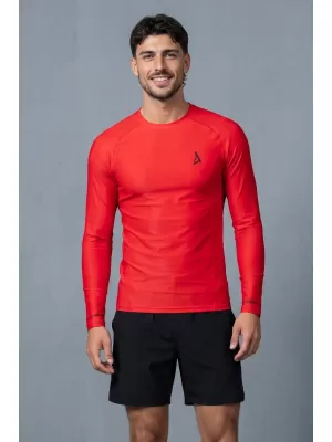 Pánske funkčné kompresné tričko premium ALTISPORT VOJ/ALM000TR03 červená