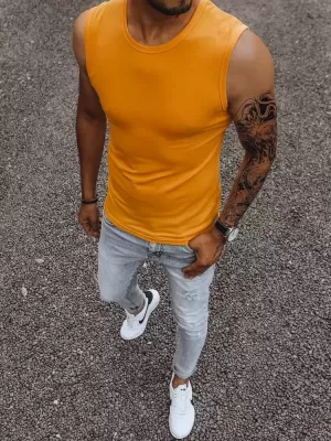 Pánske tielko DSTREET RX4915 ORANŽOVÁ
