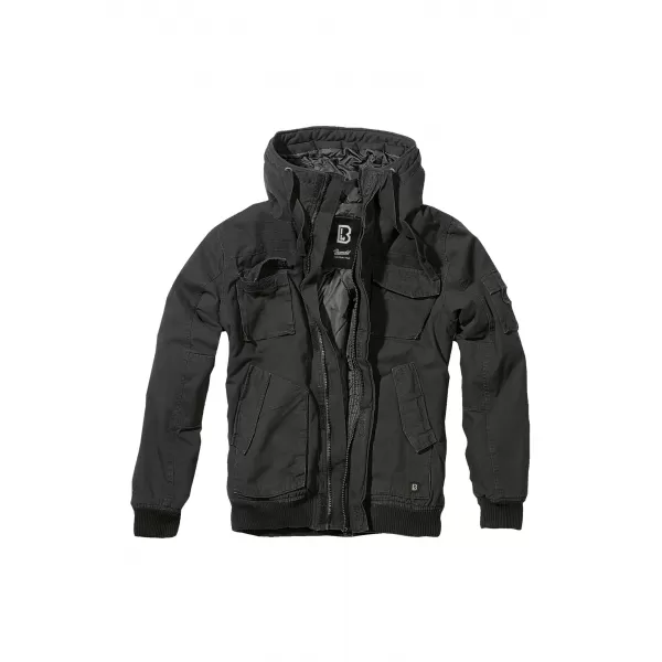  Pánska bunda brandinit Bronx BD3107 čierna 