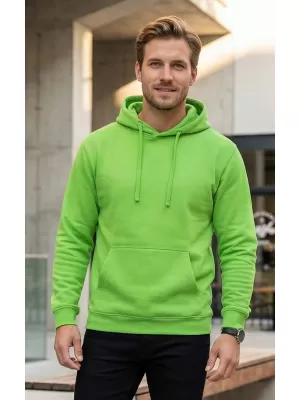 Pánska mikina ALTISPORT NoPrint NP/ALM679NJ LIME GREEN