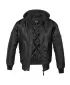 Pánska bunda BRANDIT HOODED MA BD3150 BLACK