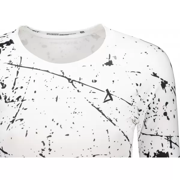  Dámsky funkčný crop top s dlhým rukávom premium ALTISPORT VOJ/ALW034TR04 biela 