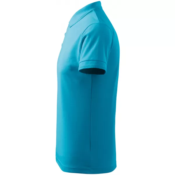  Pánske tričko s golierom ALTISPORT NoPrint NP/ALM302 TYRKYSOVÁ 