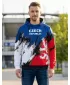 Pánska prémiová funkčná mikina ALTISPORT VOJ/ALM036MI01 PRUHY