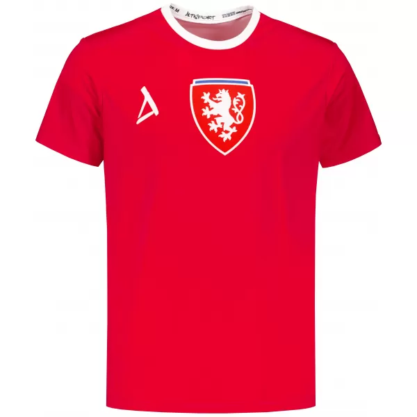  Pánske funkčné prémiové tričko ALTISPORT VOJ/ALM040TR01 ČERVENÁ 