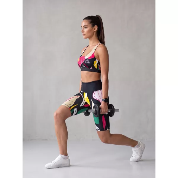  Dámske funkčné legíny nad kolená premium ALTISPORT VOJ/ALW042LEG02 čierna 