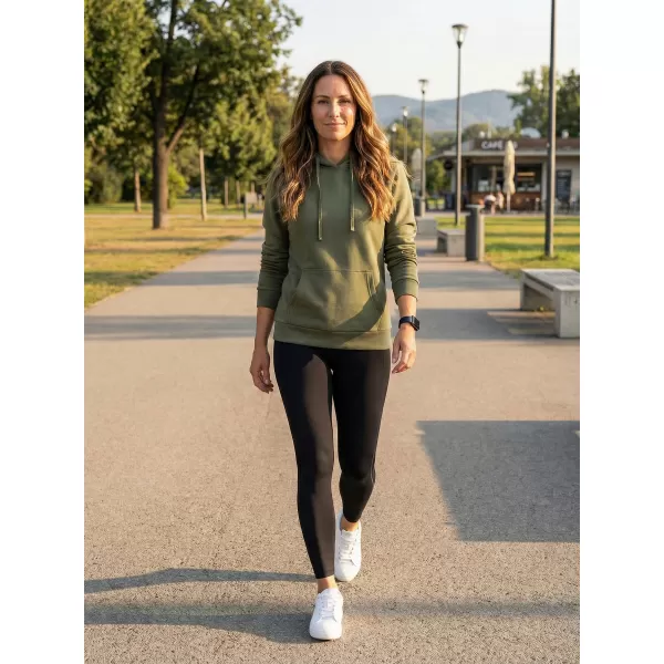  Dámska mikina ALTISPORT NoPrint NP/ALW579NJ OLIVE 