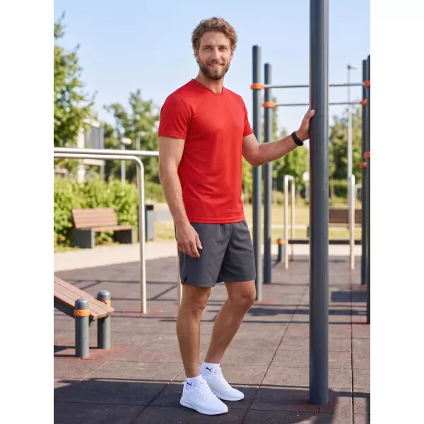  Pánske funkčné tričko ALTISPORT NoPrint NP/ALM421 červená 