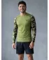Prémiové pánske funkčné kompresné tričko ALTISPORT VOJ/ALM038TR03 ZELENÁ/KHAKI