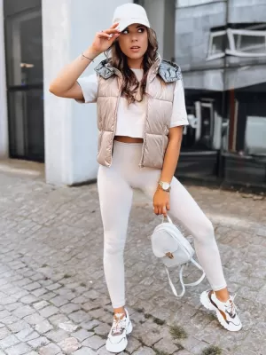 Dámska vesta DSTREET OSHE TY3703 KARAMEL