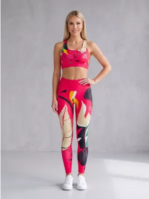 Dámske dlhé funkčné legíny premium ALTISPORT VOJ/ALW042LEG01 ružová