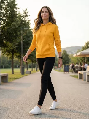 Dámska mikina ALTISPORT NoPrint NP/ALW579NJ GOLD YELLOW