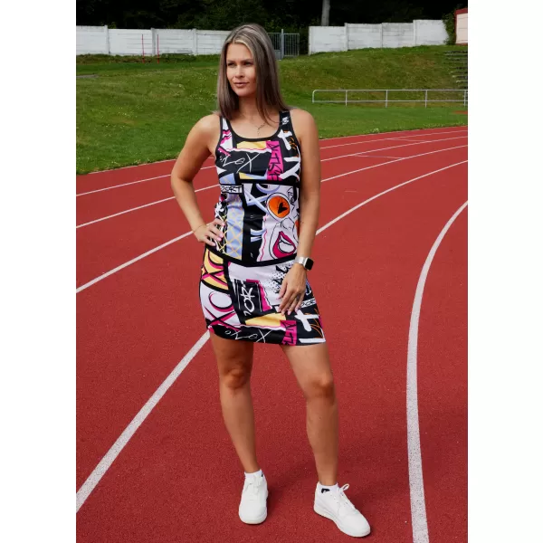  Dámske funkčné tielkové šaty ALTISPORT VOJ/ALW041SAT01 čierna 