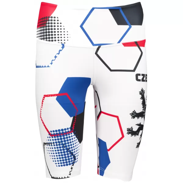  Dámske prémiové funkčné legíny nad kolená ALTISPORT VOJ/ALW036LEG02 HEXA BIELA 