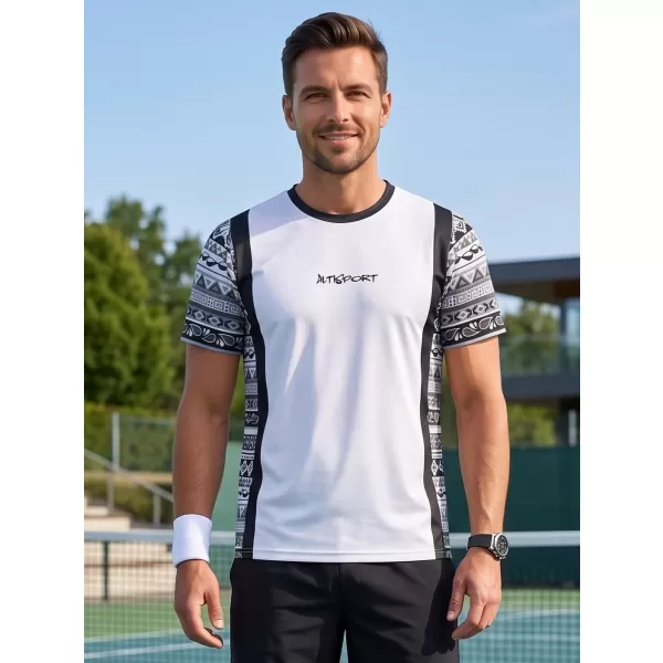  Pánske funkčné tričko premium ALTISPORT VOJ/ALM043TR01 biela 