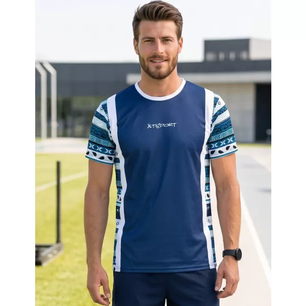 Pánske funkčné tričko premium ALTISPORT VOJ/ALM043TR01 NAVY 